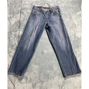 Levis SilverTab Baggy Fit Medium Wash Denim Blue Jeans Men’s Size 32x32